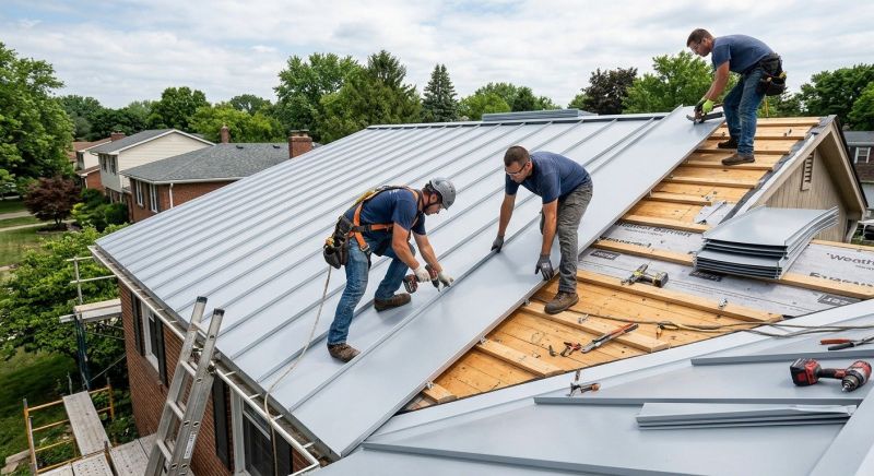 Aluminum Roof Installation in Port Royal, VA