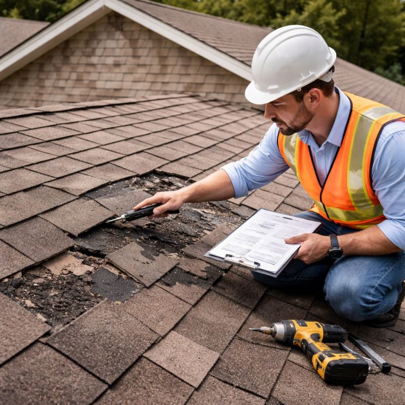 Asphalt Roof Inspection in Woodford, VA