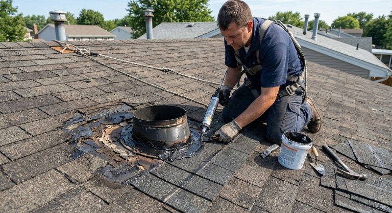 Asphalt Roof Leak Repair in Port Royal, VA