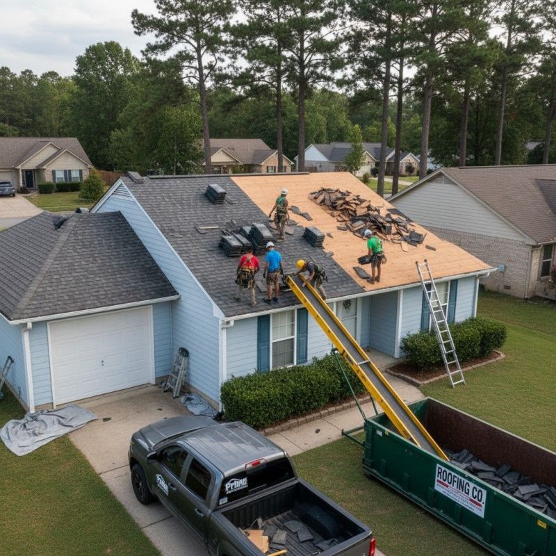 Asphalt Roof Replacement in Port Royal, VA