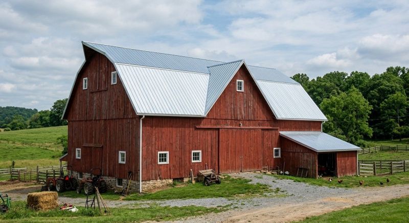 Barn Roof Replacement in Bumpass, VA