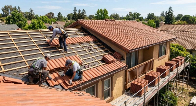 Barrel Tile Roof Installation in Caroline County, VA