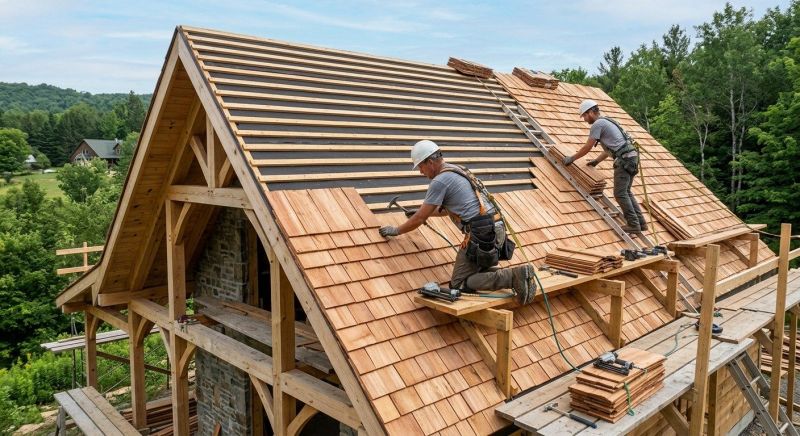 Cedar Roof Installation in Ashland, VA