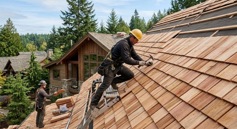 Cedar Roof Installation in Bumpass, VA