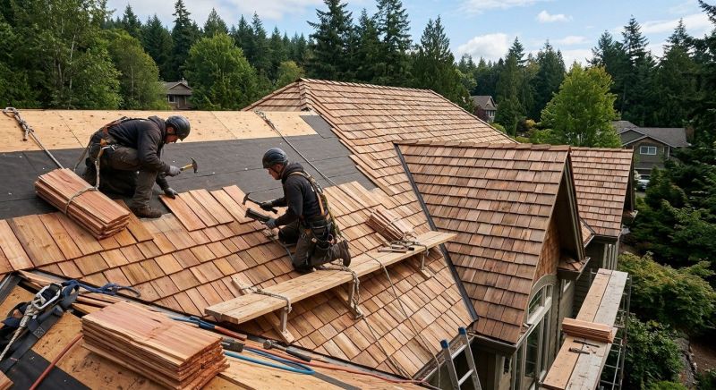 Cedar Roof Installation in Port Royal, VA