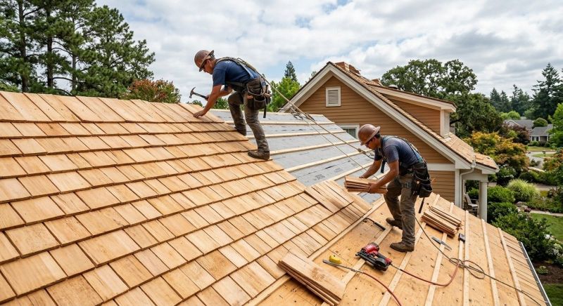 Cedar Roof Installation in Ruther Glen, VA