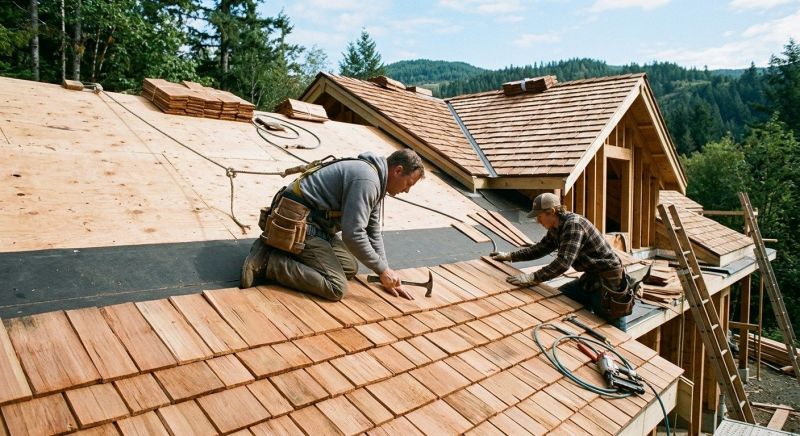 Cedar Shake Roof Construction in Caroline County, VA