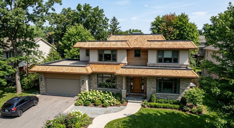 Cedar Shake Roof Construction in Montpelier, VA