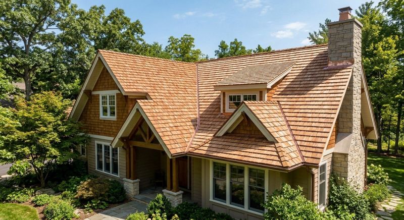 Cedar Shake Roof Construction in Spotsylvania, VA