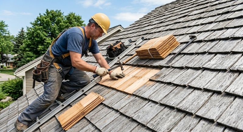 Cedar Shake Roof Repair in Caroline County, VA