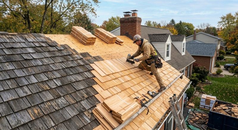 Cedar Shingles Replacement in Spotsylvania, VA