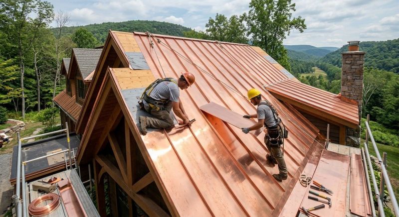 Copper Roof Installation in Caroline County, VA