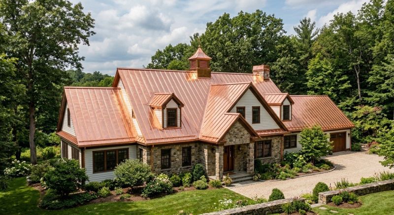 Copper Roof Replacement in Caroline County, VA