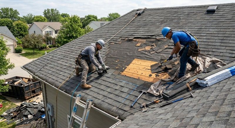 Damaged Roof Repair in Caroline County, VA
