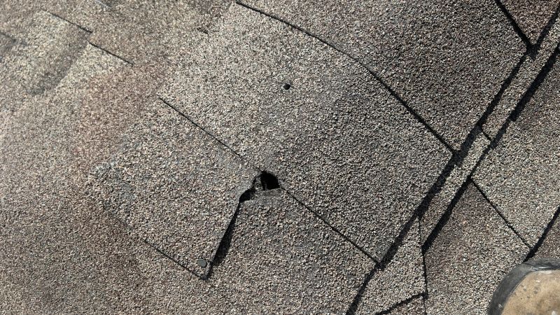 Damaged Roof Repair in Rockville, VA