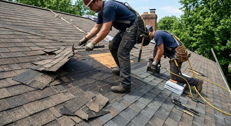 Damaged Roof Repair in Spotsylvania County, VA