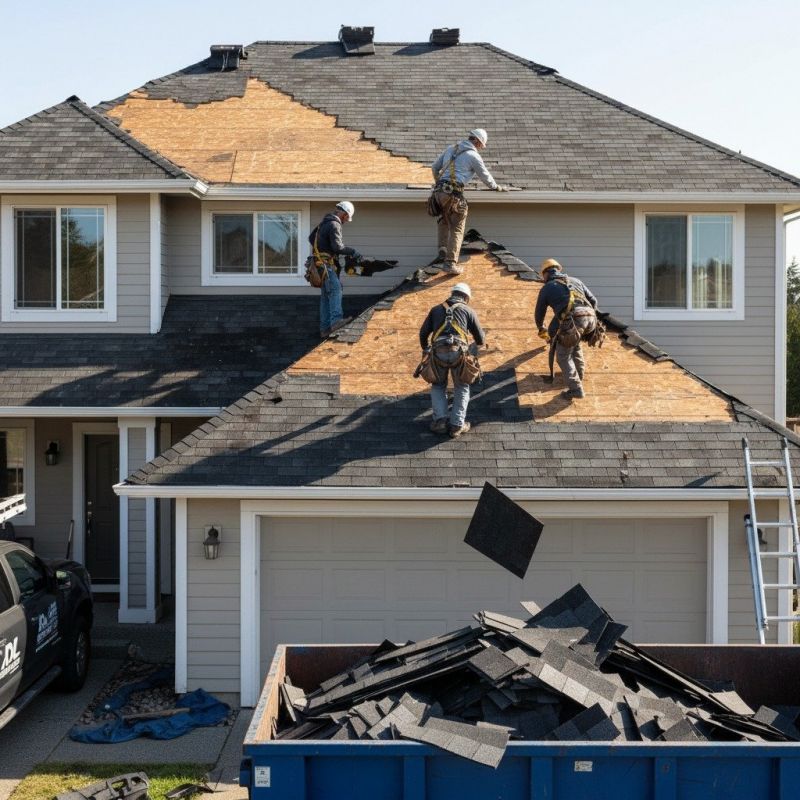 Damaged Roof Replacement in Ashland, VA