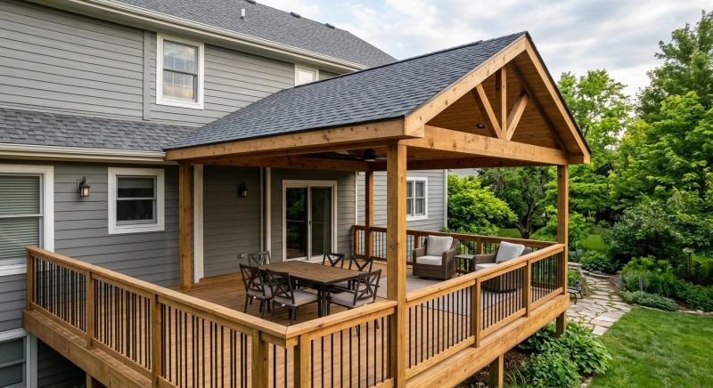 Deck Roof Construction in Caroline County, VA
