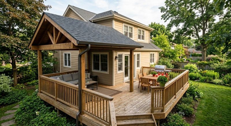 Deck Roof Construction in Caroline County, VA