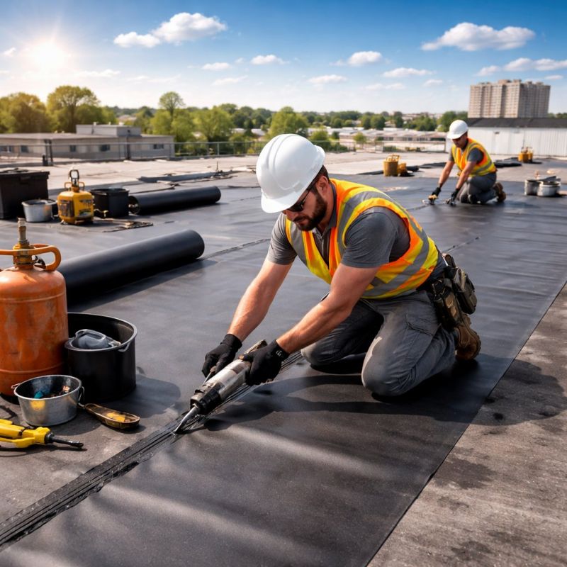 Epdm Roof Installation in Ashland, VA