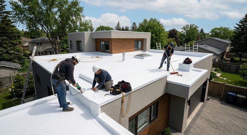 Flat Roof Installation in Montpelier, VA