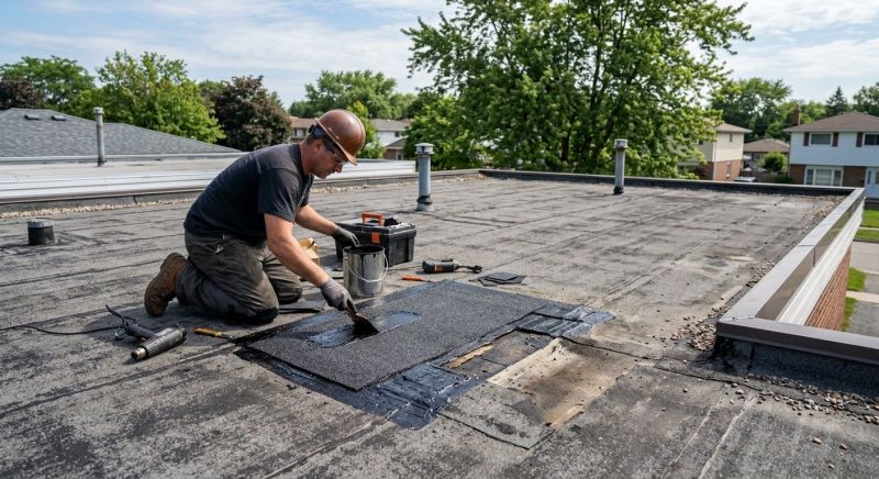 Flat Roof Repair in Montpelier, VA