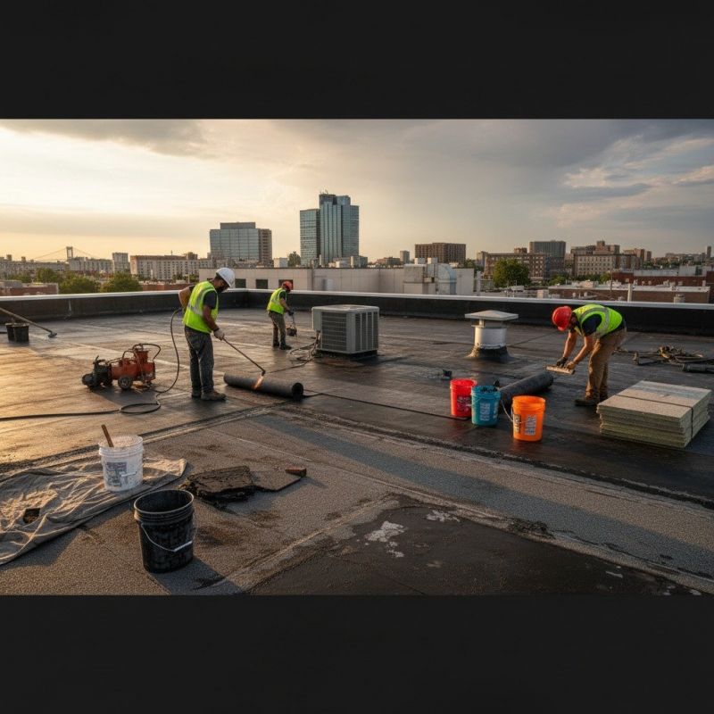 Flat Roof Repair in Montpelier, VA