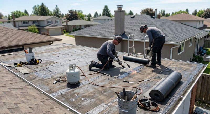 Flat Roof Repair in Port Royal, VA