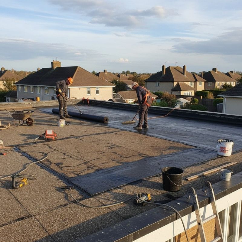 Flat Roof Repair in Woodford, VA