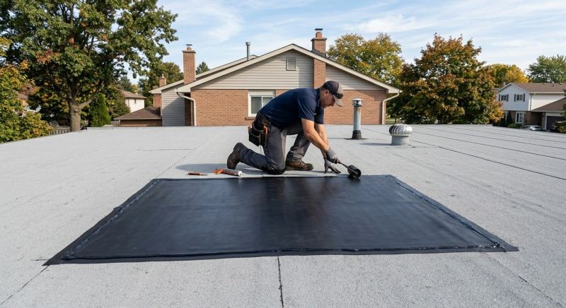 Flat Roof Repair in Woodford, VA