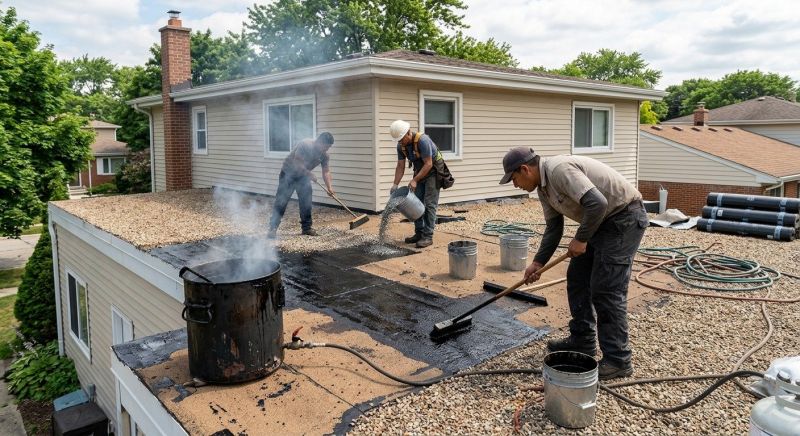 Flat Roof Tar Repair in Caroline County, VA
