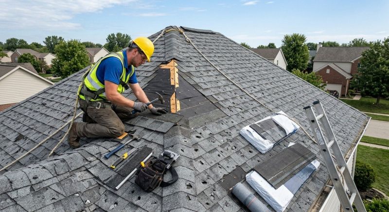 Hail Damage Roof Repair in Spotsylvania, VA