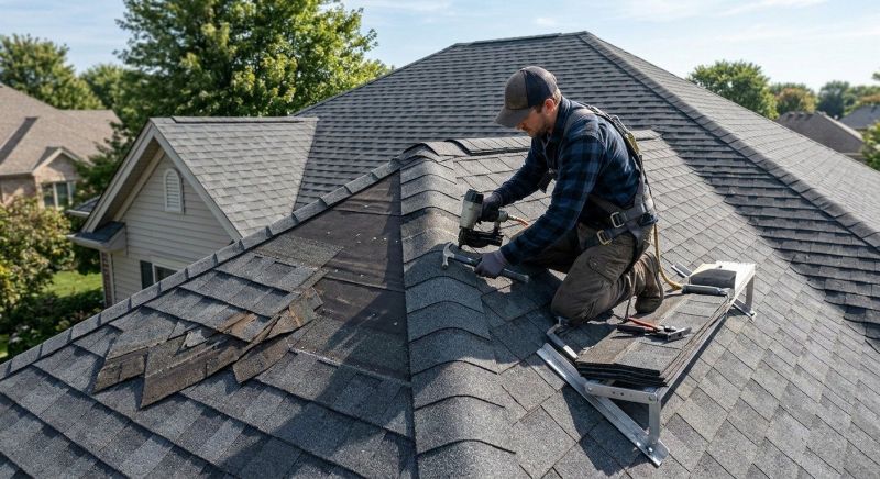 Hip Roof Shingle Repair in Caroline County, VA
