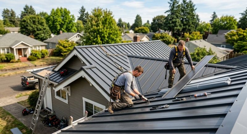 Metal Roof Repair in Woodford, VA