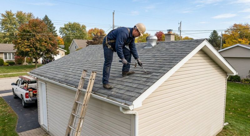 Roof Damage Inspection in Fredericksburg, VA