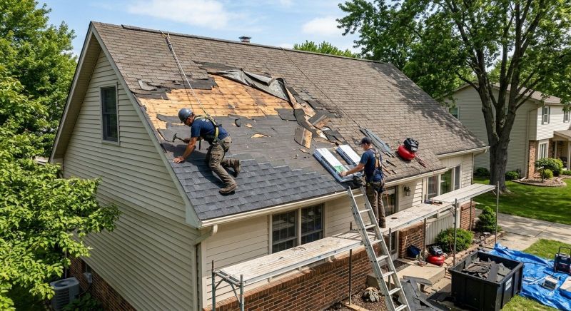 Roof Damage Repair in Rockville, VA