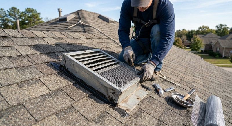 Roof Vent Flashing Repair in Caroline County, VA