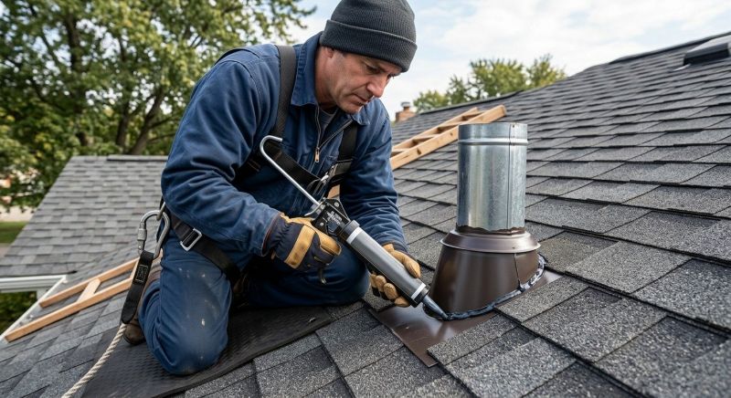 Roof Vent Flashing Repair in Caroline County, VA