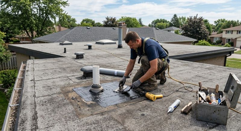 Rubber Roof Repair in Ashland, VA