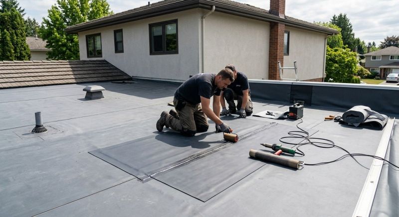 Rubber Roof Repair in Bumpass, VA