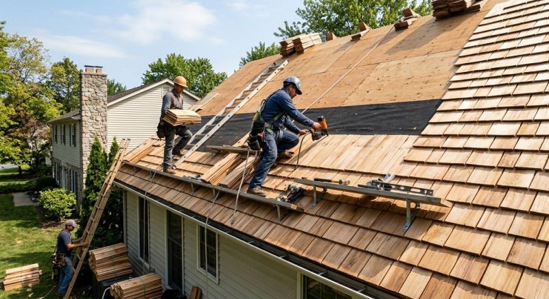 Shake Roof Replacement in Woodford, VA