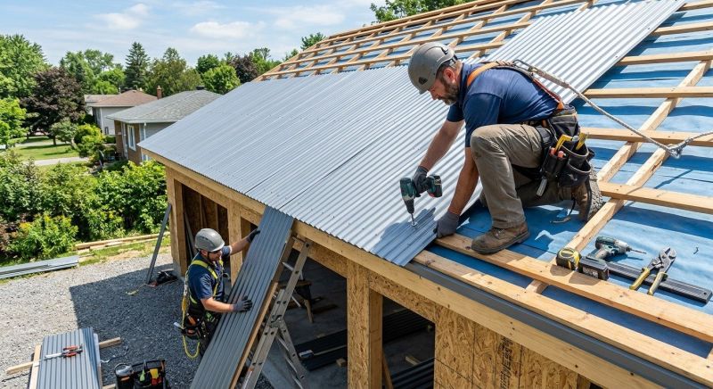 Sheet Roofing Installation in Rockville, VA