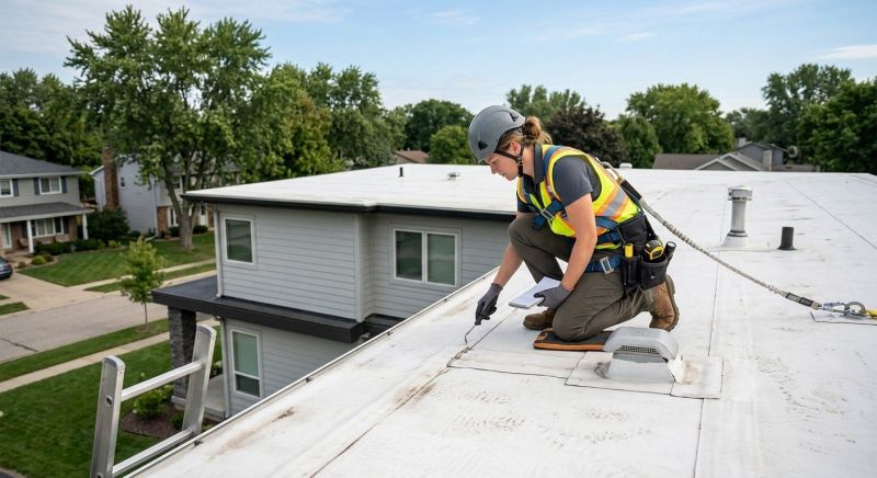 Single Ply Roof Inspection in Caroline County, VA