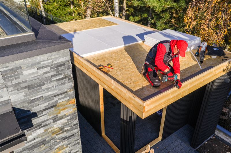 Single Ply Roof Installation in Woodford, VA
