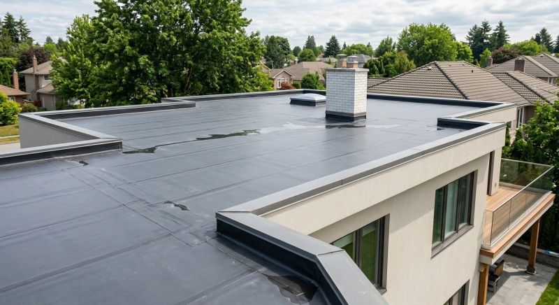 Single Ply Roof Installation in Woodford, VA