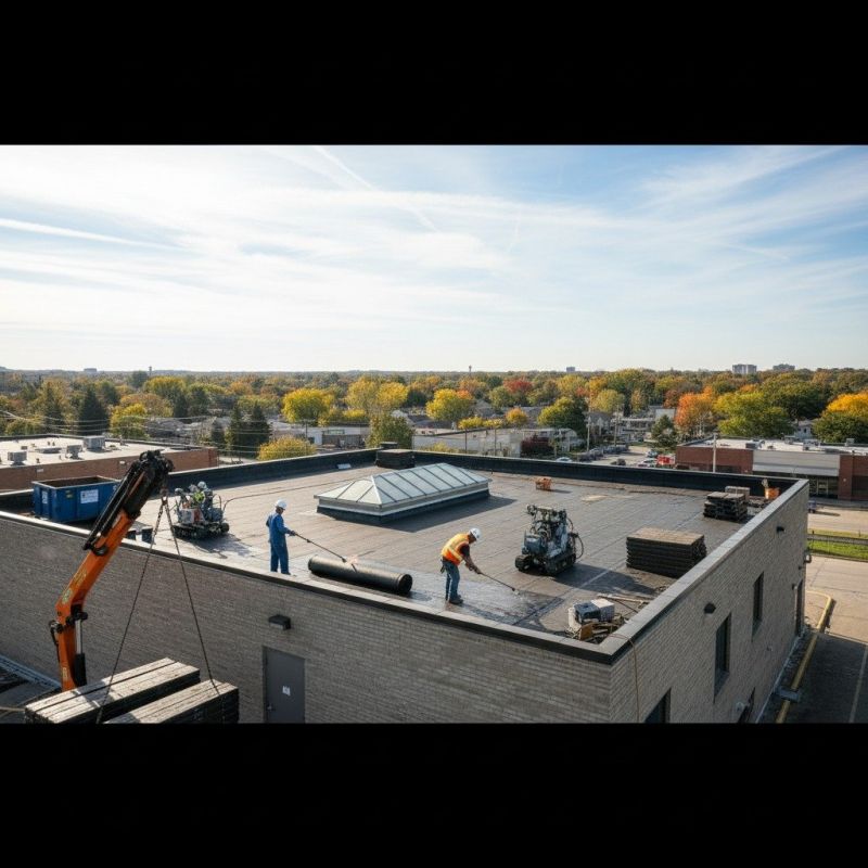 Single Ply Roof Replacement in Woodford, VA