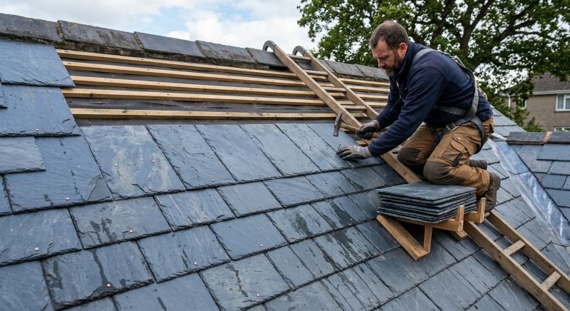 Slate Roof Construction in Port Royal, VA