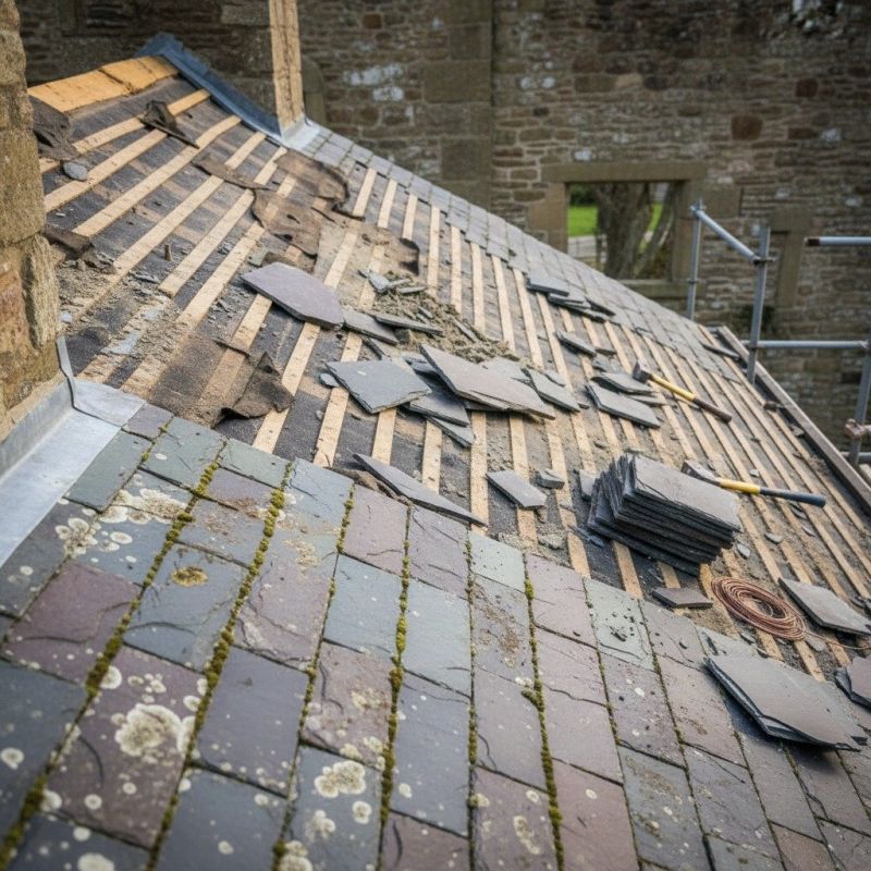 Slate Roof Replacement in Bumpass, VA