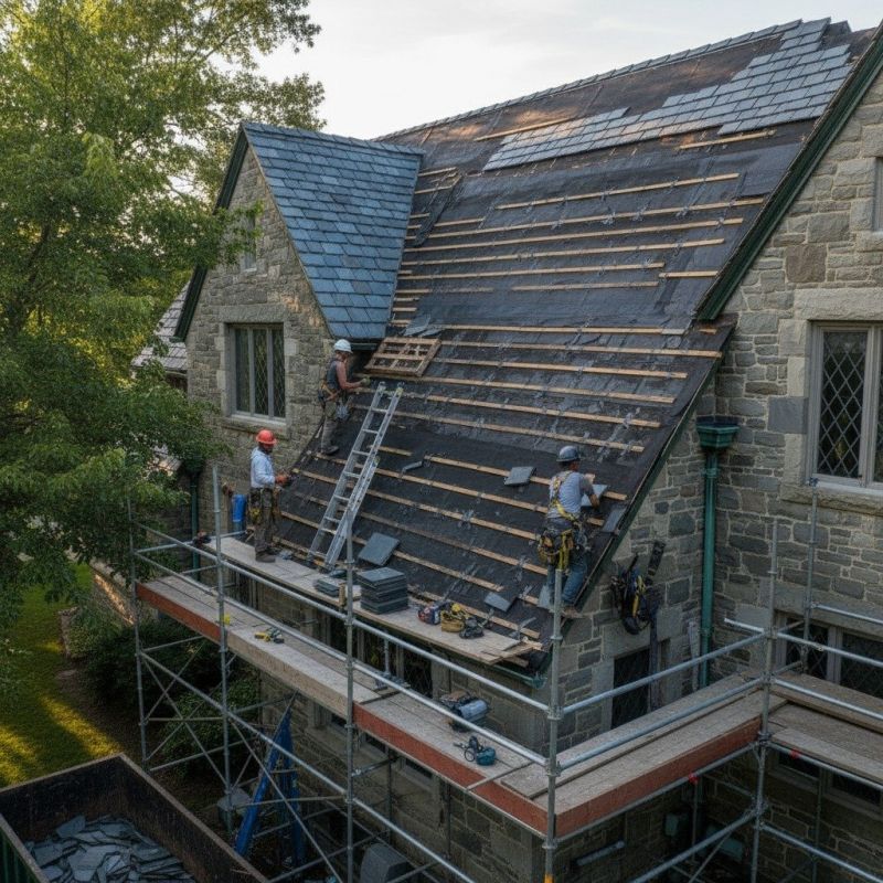 Slate Roof Replacement in Port Royal, VA