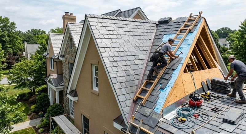 Slate Shingle Replacement in Caroline County, VA